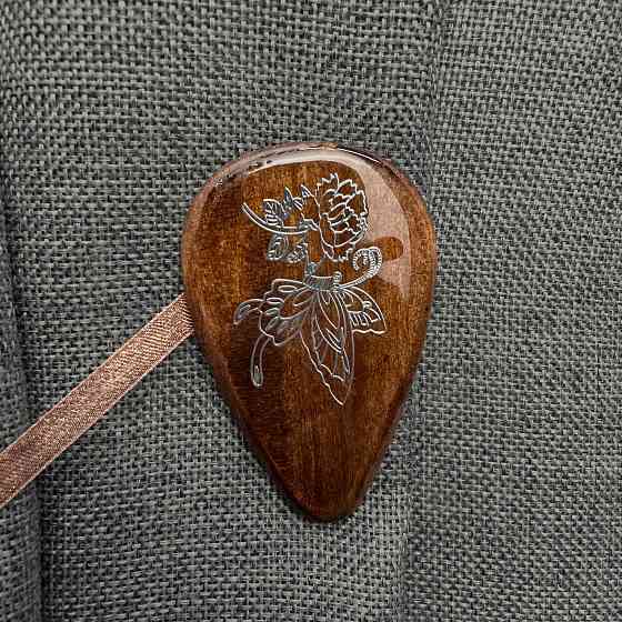 Магніти для штор і гардин Карпати набір 2 шт Коричневий з сріблястим (81-259) Київ