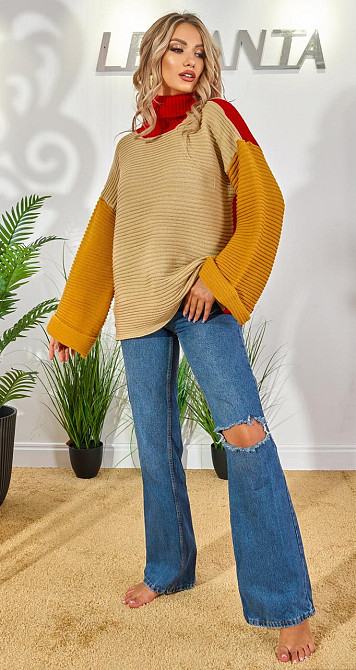 Свитер крупной вязки (42-48) Киев - изображение 5