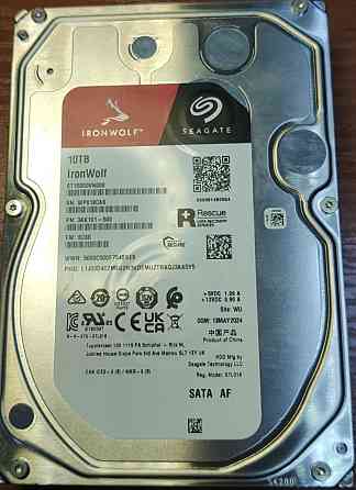 Жорсткий диск Seagate IronWolf Pro 10 TB, дата 13.05.24. Київ