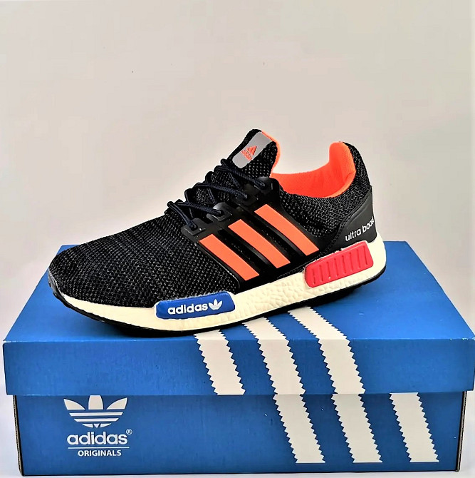 Кроссовки Adidas Мужские Чёрные Адидас Синие (размеры: 40,41) Видео Обзор Днепр - изображение 10