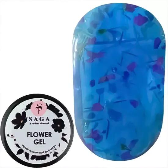 Гель з сухоцвітом Saga Professional Flower Fairy Gel № 12, 5 г Київ