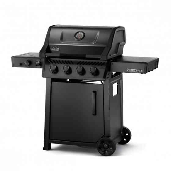 Газовый гриль Freestyle 425 с боковой горелкой SIZZLE ZONE и дверцей, черный мат F425DSIBPK-RU-PHM Код: 010721 Ровно