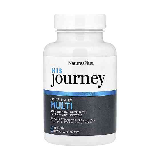 Мультивитамины для мужчин Nature's Plus His Journey Once Daily Multi 30 таблеток Луцк