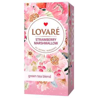 Чай Lovare Strawberry marshmallow 24х1.5 г (lv.79853) Винница