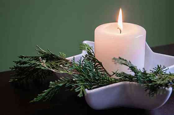 Свічка парафінова циліндрична Bispol AURA Candles Молоча (sw60/120-011) Луцк