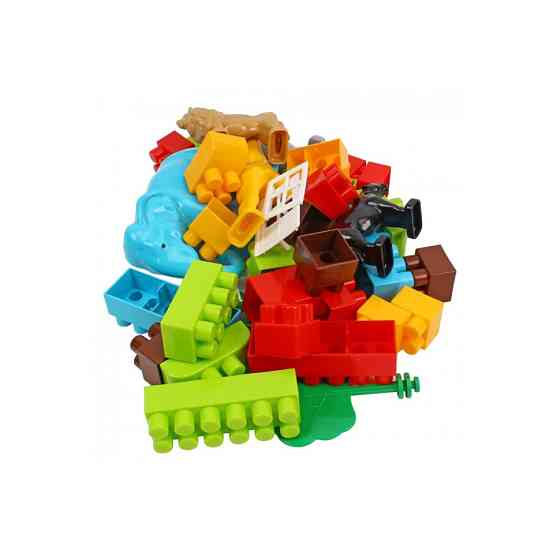 Ігровий набір конструктор "Дикі тварини Африки" 0334TXK 40 деталей Вінниця