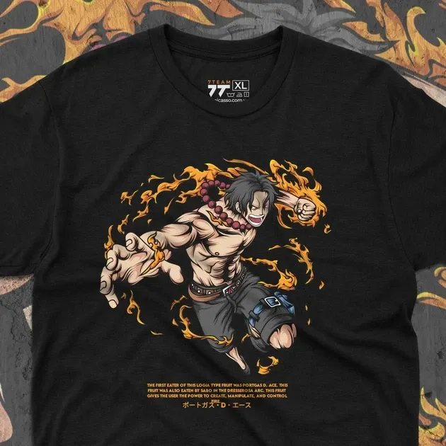 Футболка для подростка мальчика с принтом Ван Пис Portga140 D Ace 3 Размер 160 Anime10224 Днепр - изображение 5