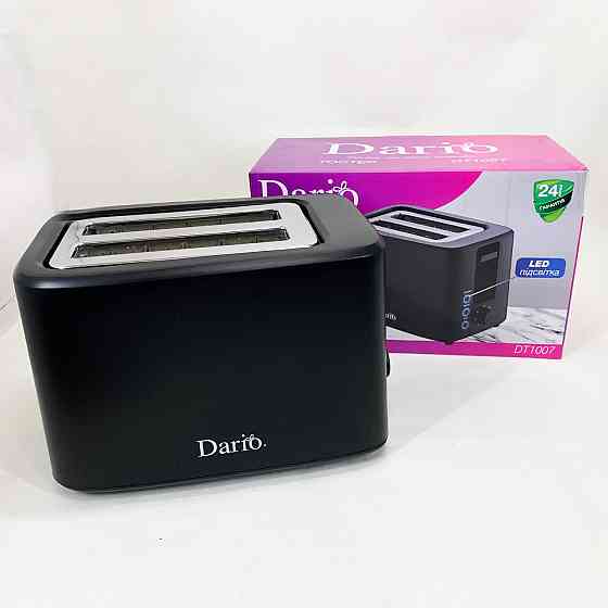 Потужний тостер для дому та кухні DARIO DT1007 750 Вт, Тостер для прожарювання хліба QR-51 Івано-Франківськ