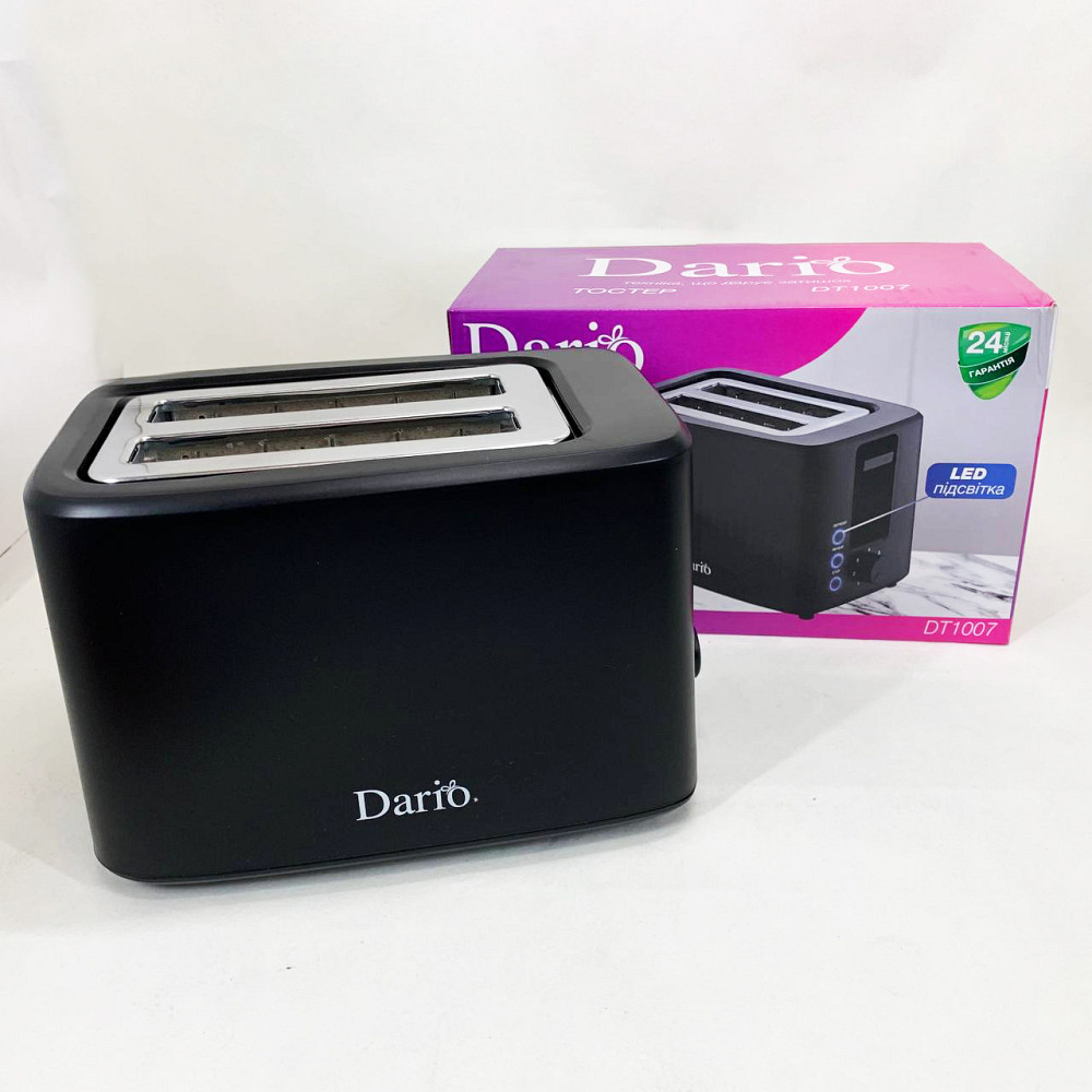 Потужний тостер для дому та кухні DARIO DT1007 750 Вт, Тостер для прожарювання хліба QR-51 Івано-Франківськ - фото 4