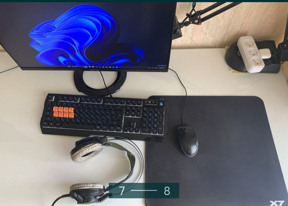 Компьютер с Монитором : ПК i7-10700KF 16 ОЗУ , ASUS 75Hz. с Клавиатурой! Харьков - изображение 7