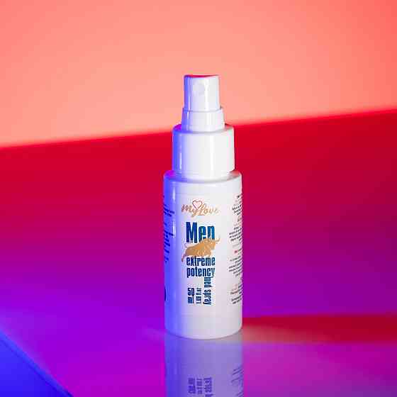 Інтимний спрей-лубрикант для чоловіків - MyLove Man Extreme Potency Med Spray, 50 мл Sex Aura Київ
