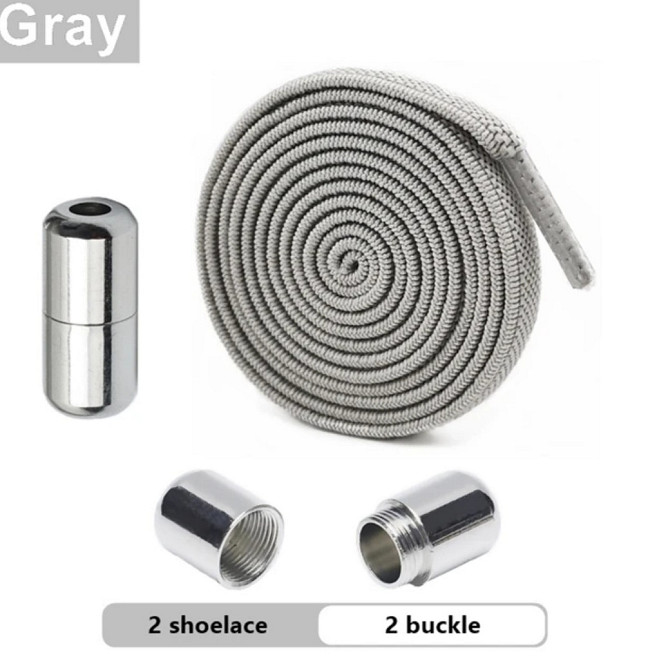 Шнурки еластичні без зав'язок з металевими зажимами Сміла - фото 1