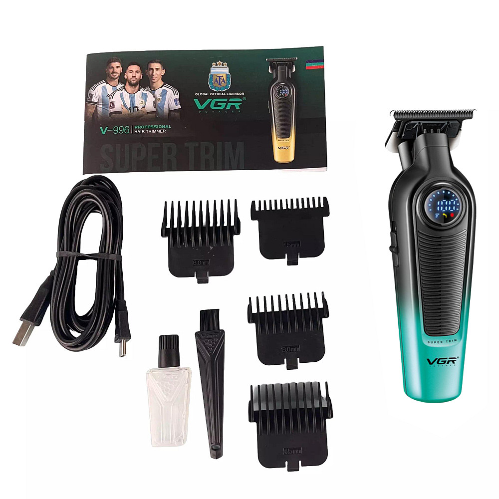 Машинка для стрижки волос с мотором VGR, Электрическая аккумуляторная машинка для стрижки QX-54 Львов - изображение 8