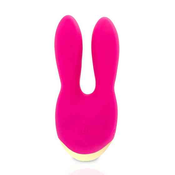 Вибратор с ушками для клитора Rianne S Bunny Bliss в сумочке, розовый Sex Aura Киев