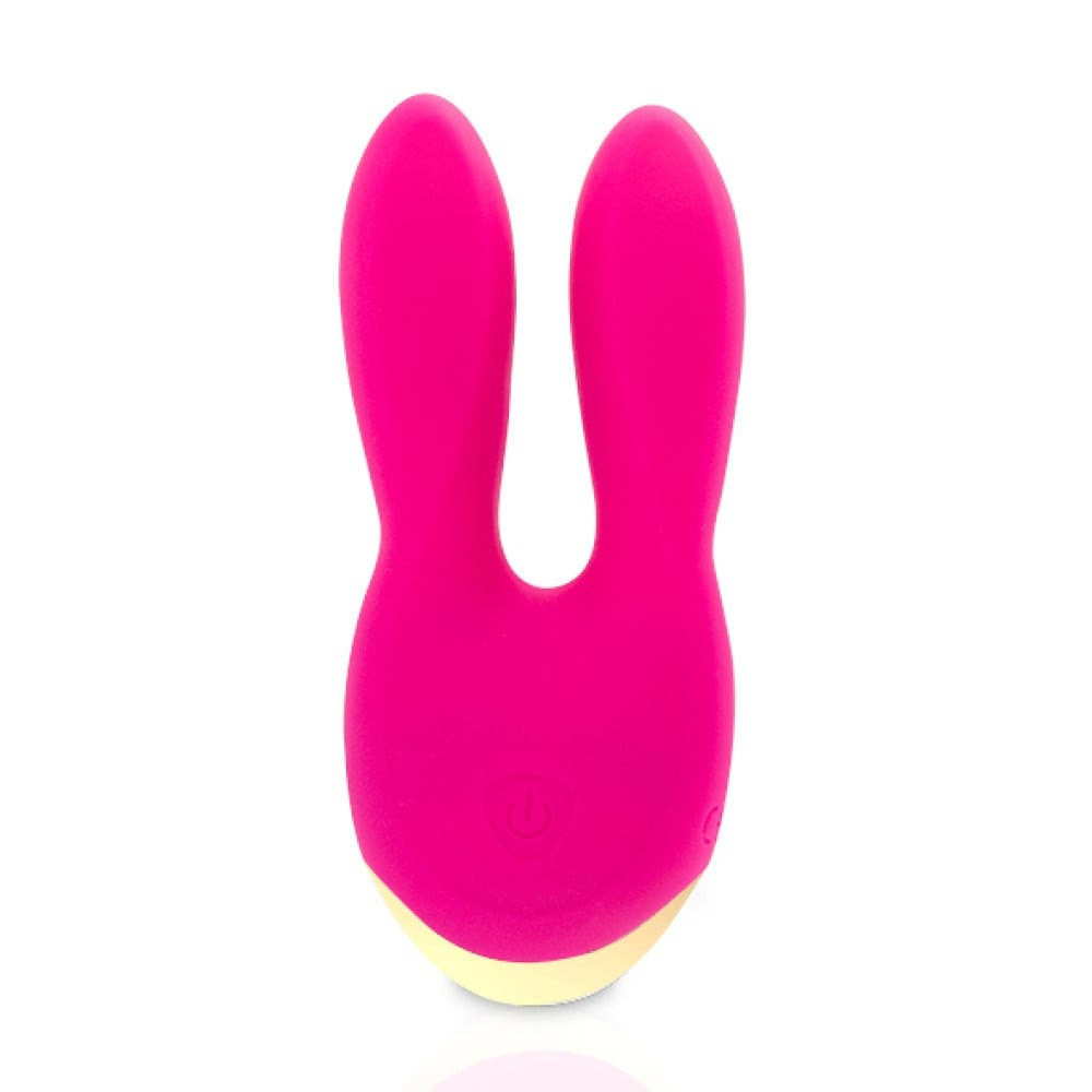 Вибратор с ушками для клитора Rianne S Bunny Bliss в сумочке, розовый Sex Aura Киев - изображение 2