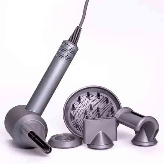 Фен стайлер для волосся 5 в 1 Supersonic Premium 1600 Вт 5 насадок 3 режими швидкості Фіолетовий PH770V Київ