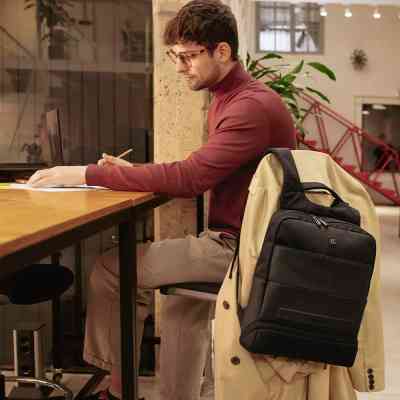 Рюкзак туристический Gabol Expandable Backpack Capital 9/11L Black (413156-001) (930733) Винница