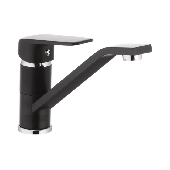 Кухонний змішувач чорний Mixxus Oregon 555 MX0010 Харків