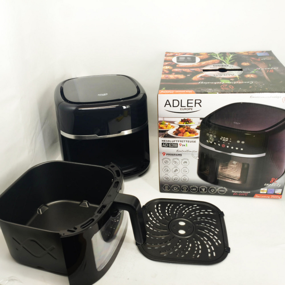 Фритюрница без масла с дисплеем, Аэрогриль-фритюрница с сенсорным экраном, Фритюрницы для дома для кафе NL-17 Львов - изображение 14