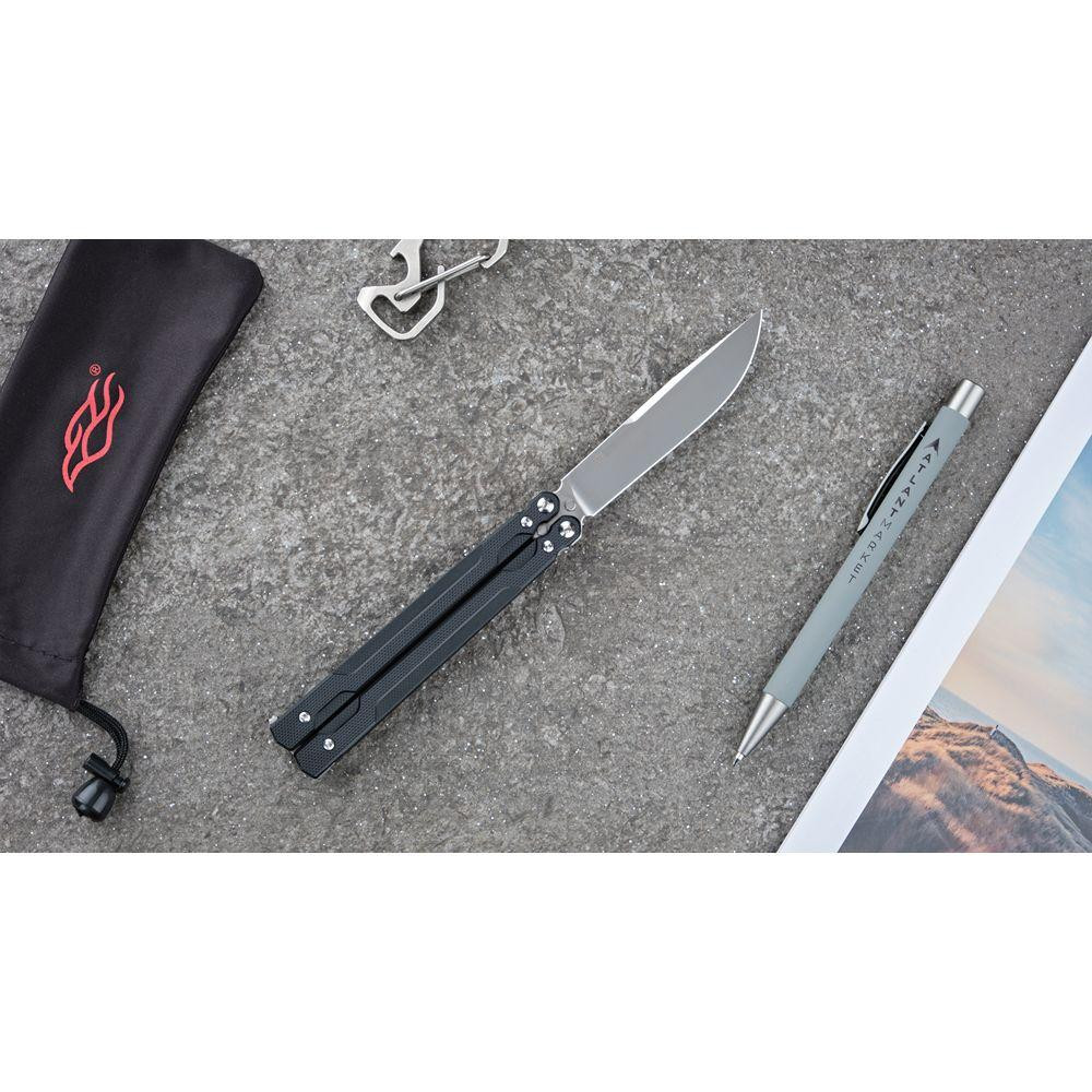 Нож-бабочка (балисонг) Ganzo G766-BK Киев - изображение 9