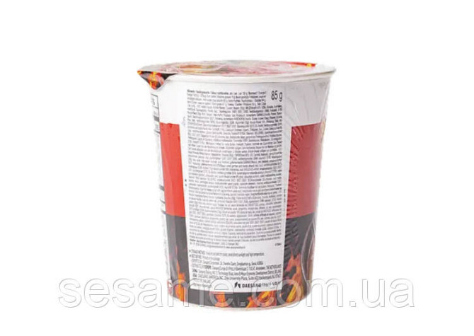 Локшина Nongshim Шин Рамен гостра, швидкого приготування Кімчі 85г Харків - фото 3