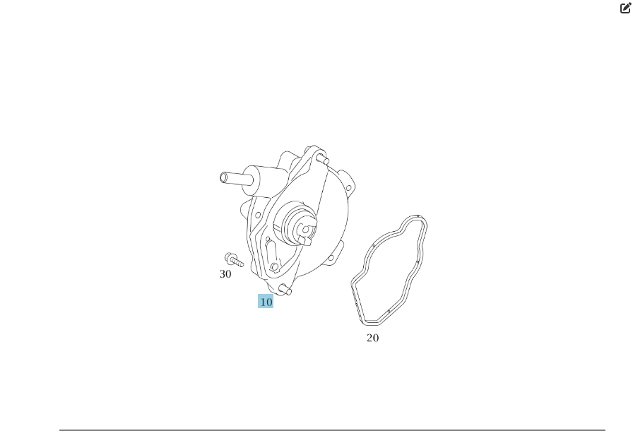 Mercedes-Benz  A6402300465 Вакуумний насос OM640 OM639 Одеса - фото 2