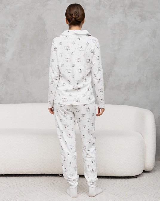 Женский комплект Интерлок - Котики - Family look мама/дочка Nicoletta 96779 XL Киев - изображение 15