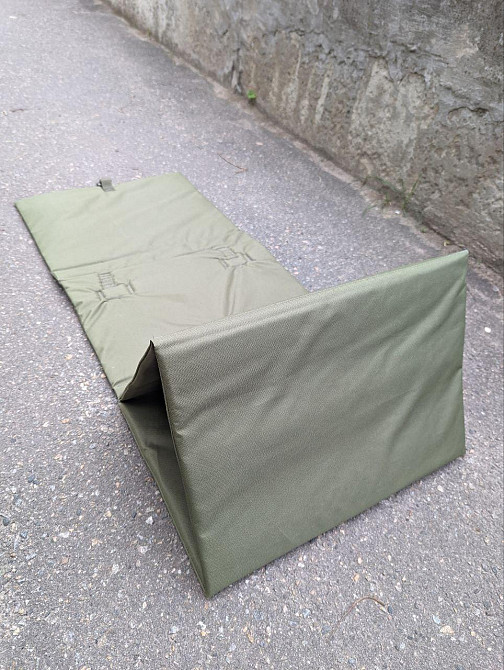 Каремат тактичний складний сидіння піддупник бистроз'ємний Hotass 165×45 см Олива Днепр - изображение 5