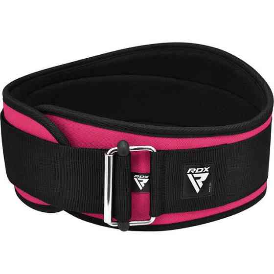 Пояс для важкої атлетики RDX RX3 EVA Curve неопреновий SHARP PINK-XS Кам'янське