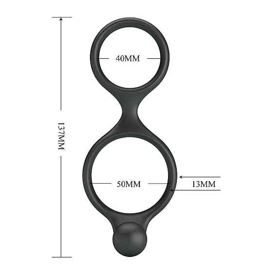 Ерекційне кільце Crazy Bull - Florian Silicone Cock Ring, BI-210232 Sex Aura Київ