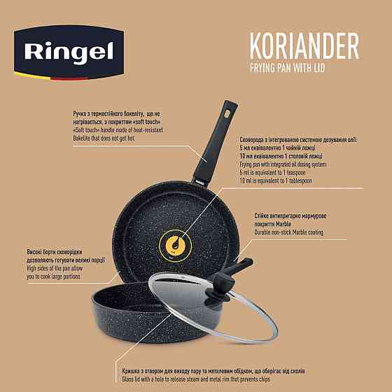 Сковорода RINGEL Koriander 22 см (6361479) Київ