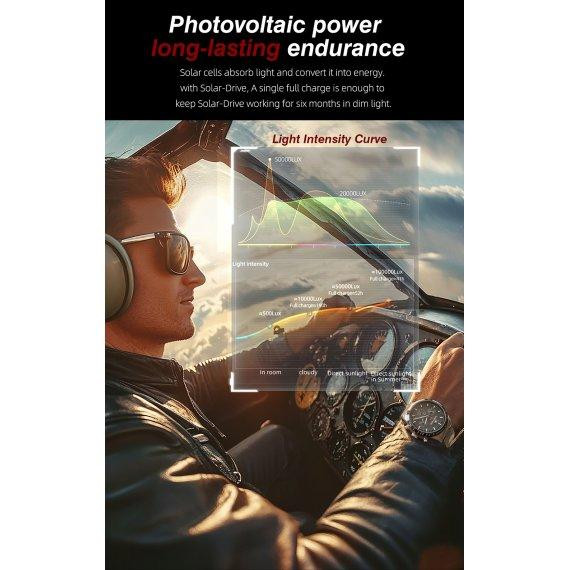 Мужские водостойкие наручные часы North Edge Long Wings 5 Bar Винница - изображение 10