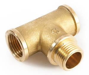 Трійник 3/4'' внутр/зовн/внутр Україна, латунь Харків - фото 1
