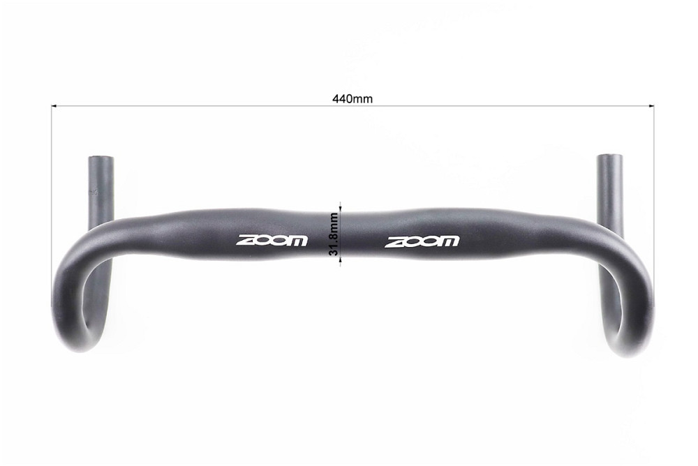 Кермо ROAD 31,8x440мм, алюмінієве, чорне 194 BT Киев - изображение 3