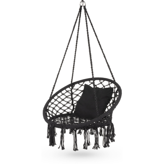 Садова гойдалка Boho Outtec XXL чорний Киев