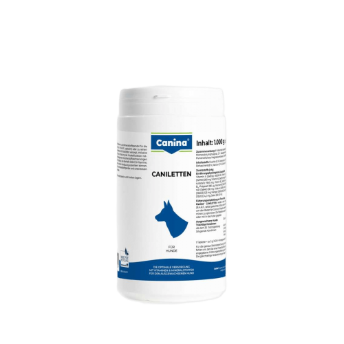 Вітамінно-мінеральний комплекс Canina Caniletten для дорослих собак 1 кг 500 табл. Київ - фото 1