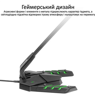 Мікрофон Vertux Streamer-3 LED USB Black (streamer-3.black) Вінниця - фото 3