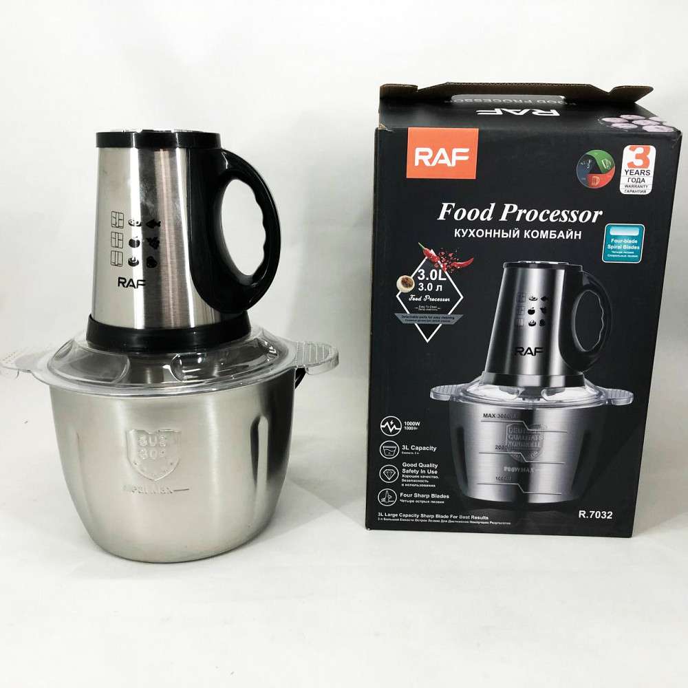 Блендер побутовий електричний RAF R.7032 1000 Вт 3 л, Блендер з чашею для подрібнення RV-21 Івано-Франківськ - фото 6