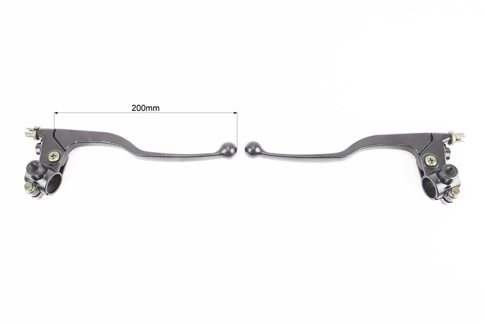 Важелі керма ліве, праве з кріпленням під дзеркало, к-кт 2шт (М10 права-ліва) МОТО CG/CB, тип 2 Київ - фото 3