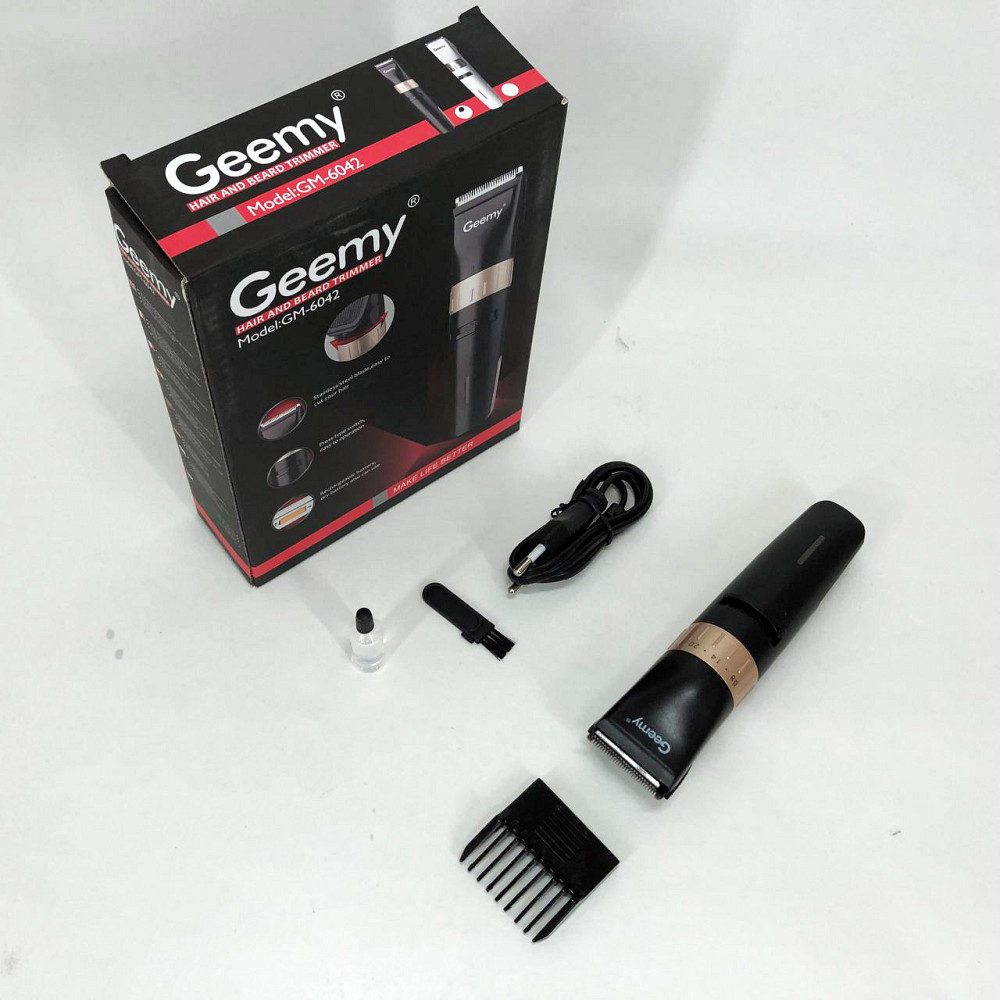 Тример для самостійної стрижки волосся Gemei, Машинка для стрижки волосся і потилиці NQ-59 Львів - фото 10