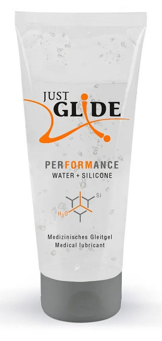 Гибридный гель-лубрикант Just Glide Performance, 200 ml Sex Aura Киев - изображение 1
