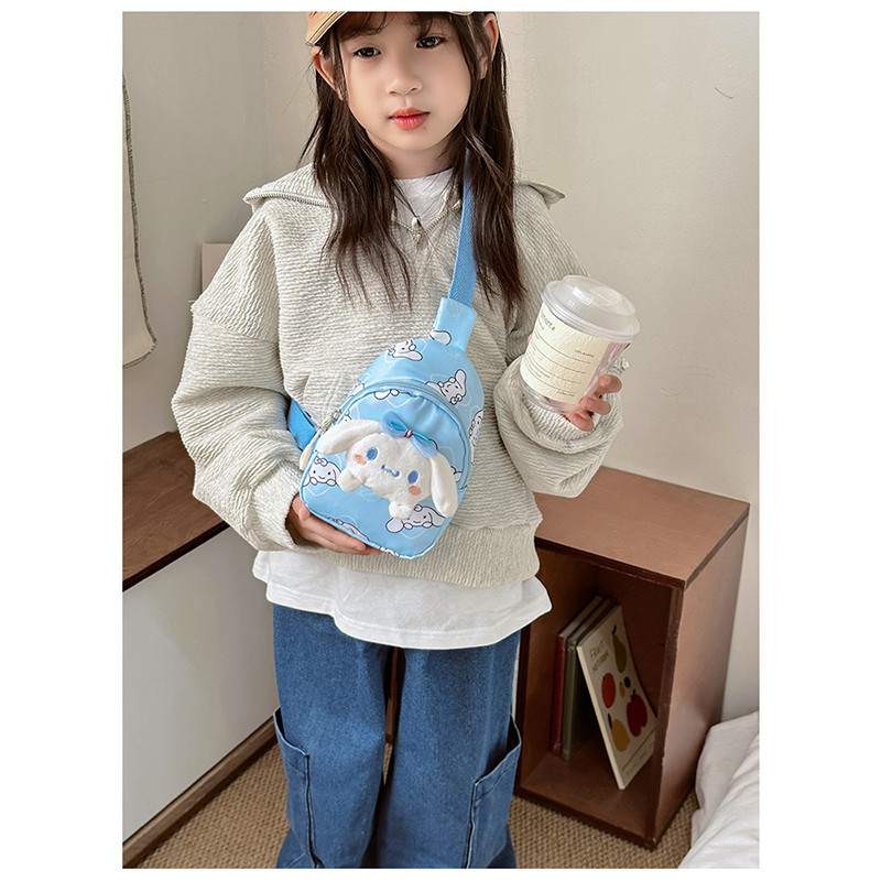 Детская сумка TD-34 Kuromi с аниме через плечо на одно отделение с ремешком Blue Киев - изображение 5