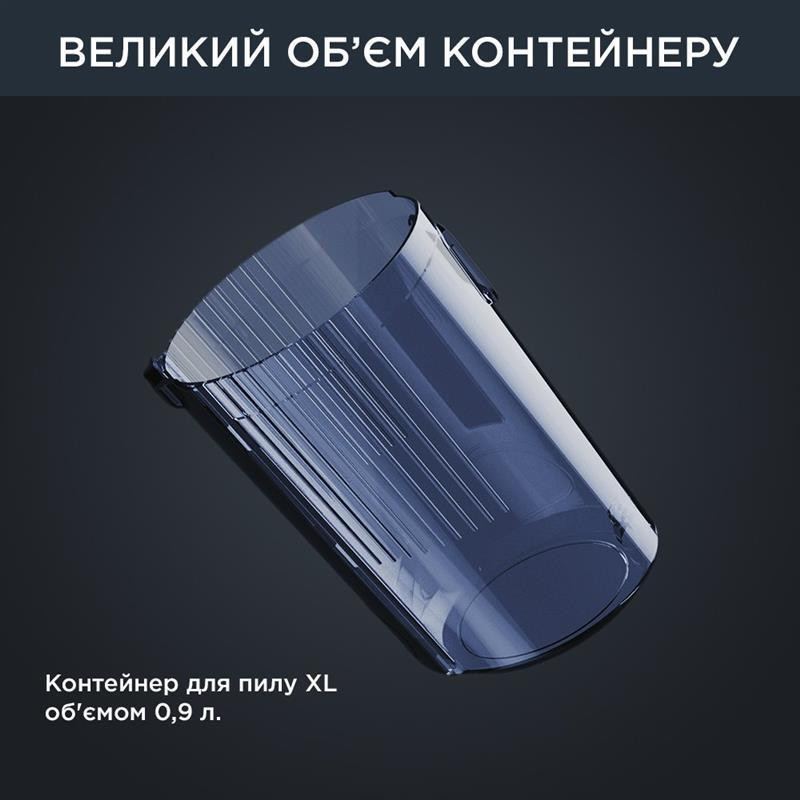 Аккумуляторний пилосос Rowenta X-Force Flex 12.60 Aqua RH98C0WO чорний/синій Харків - фото 10