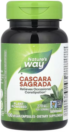 Каскара саграда натуральне проносне Nature's Way Cascara Sagrada 100 капс Київ