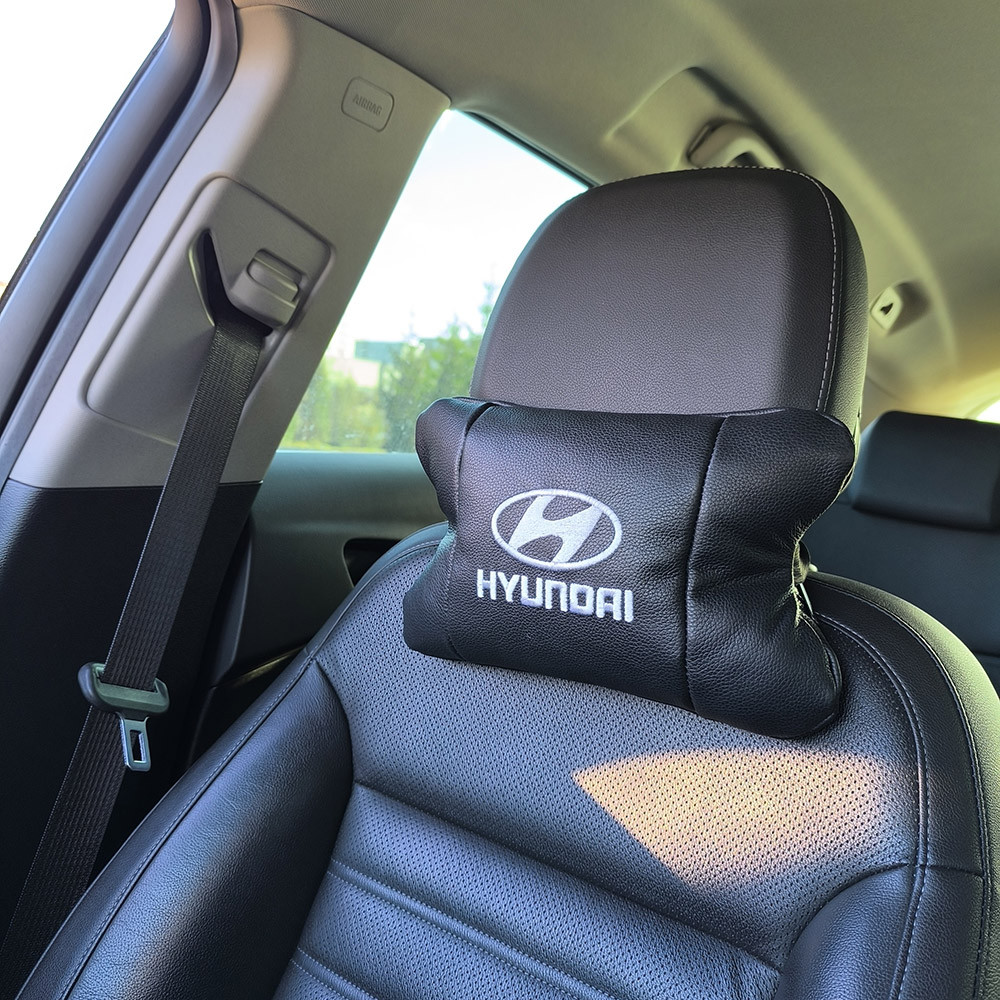 Подушка підголівник метелик Hyundai Хундай, Подарунок в машину чоловікові, Подушка під шию з логотипом LY-13 Львів - фото 10