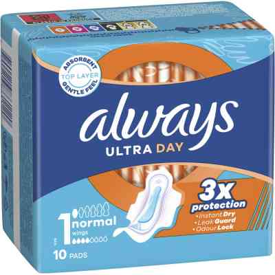 Гигиенические прокладки Always Ultra Day Normal (Размер 1) 10 шт. (8700216861120) Винница