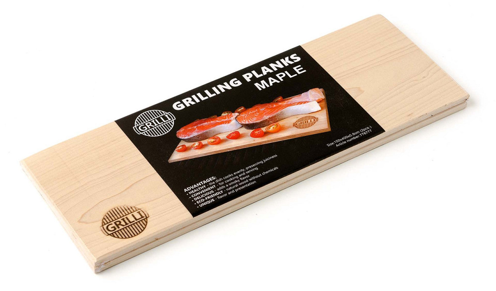 Планки для гриля з клену 40x15x0,8 см 2 шт GRILLI 776777 Код: 012548 Рівне - фото 1