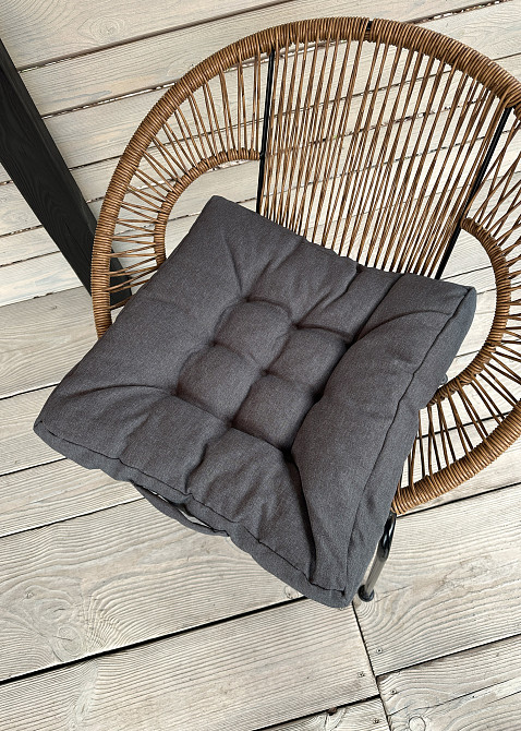 Подушка для стільців (50x50х8 см) Decorator Sawana колір сірий 84-129 Київ - фото 3