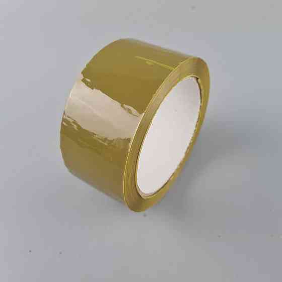 Упаковочный скотч Тёмно Желтый 38мк 45мм 80метров  