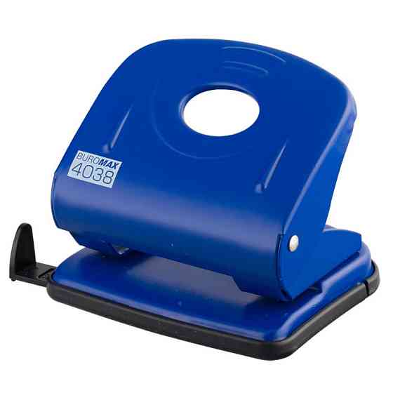 Дырокол Buromax metal, 30sheets, blue (BM.4038-02) Винница